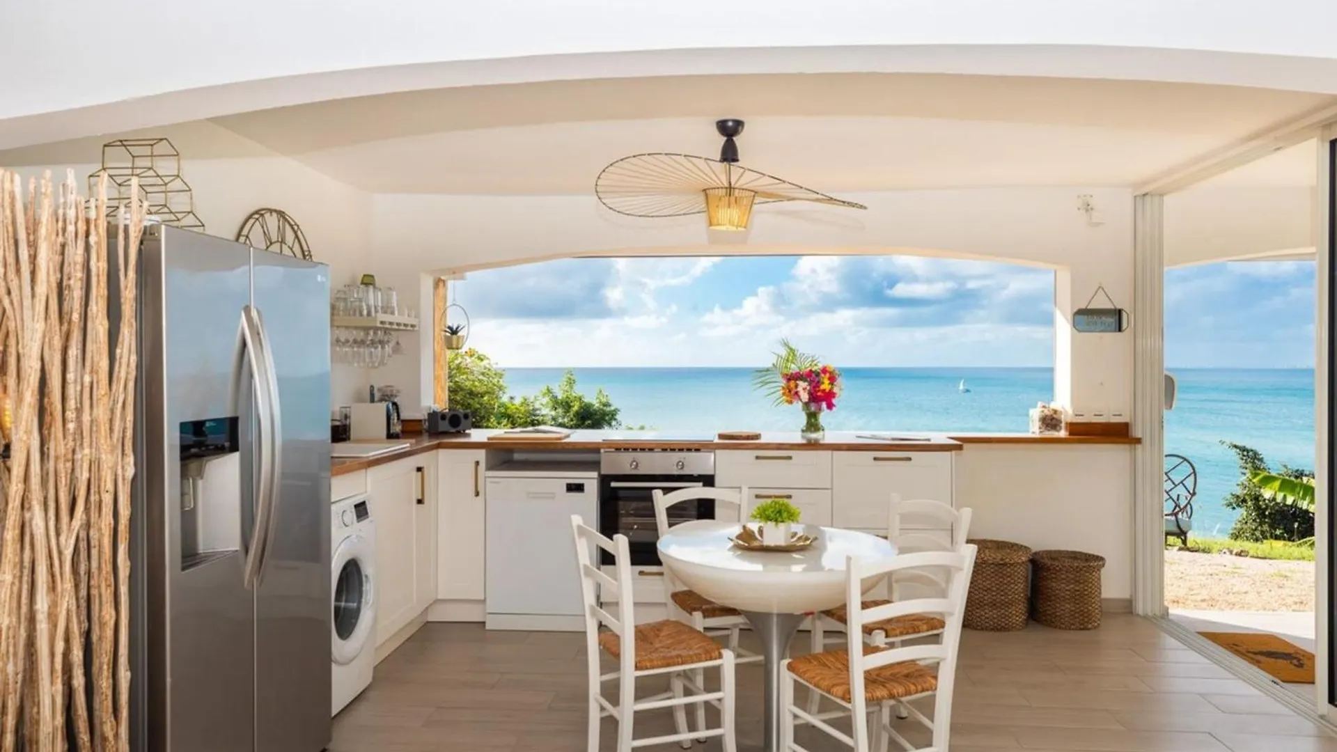 Apartment Mont Choisy Vue Imprenable Sur La Mer Et Spa 2Bdcanape Grand Case