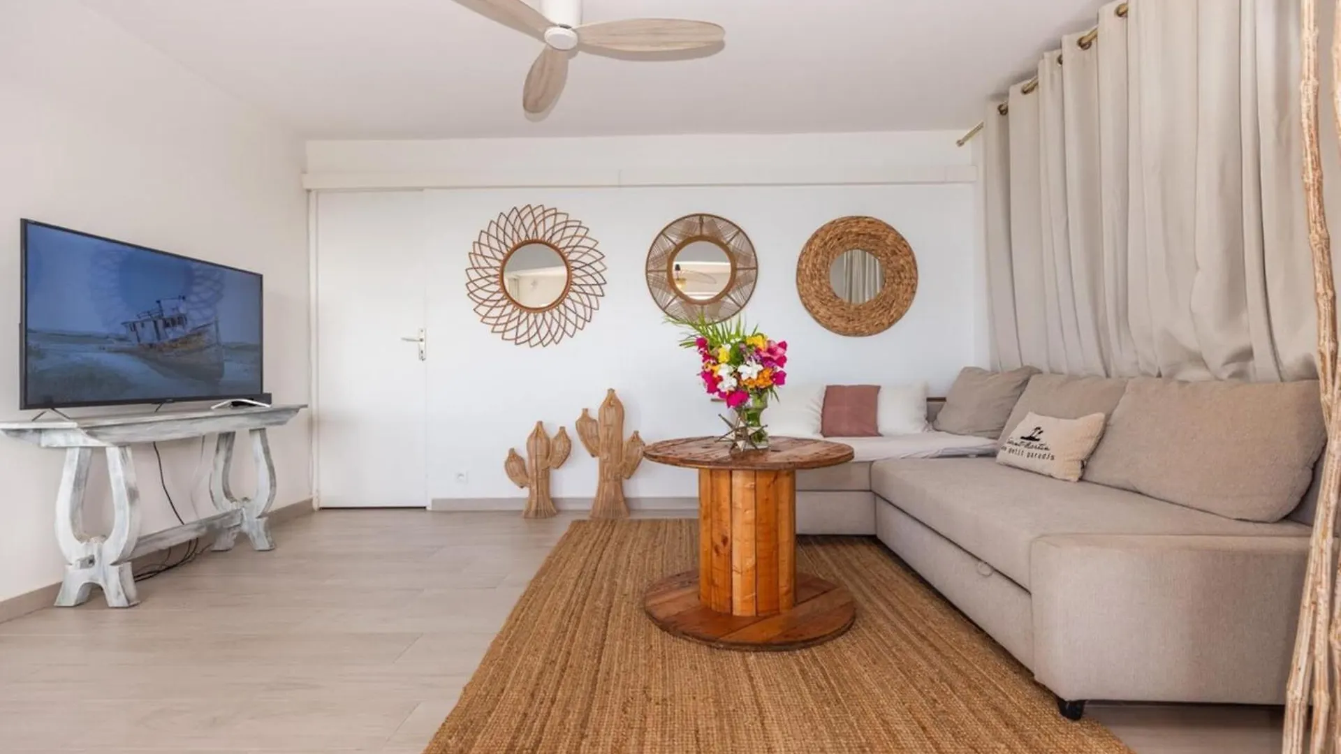 Apartment Mont Choisy Vue Imprenable Sur La Mer Et Spa 2Bdcanape Grand Case