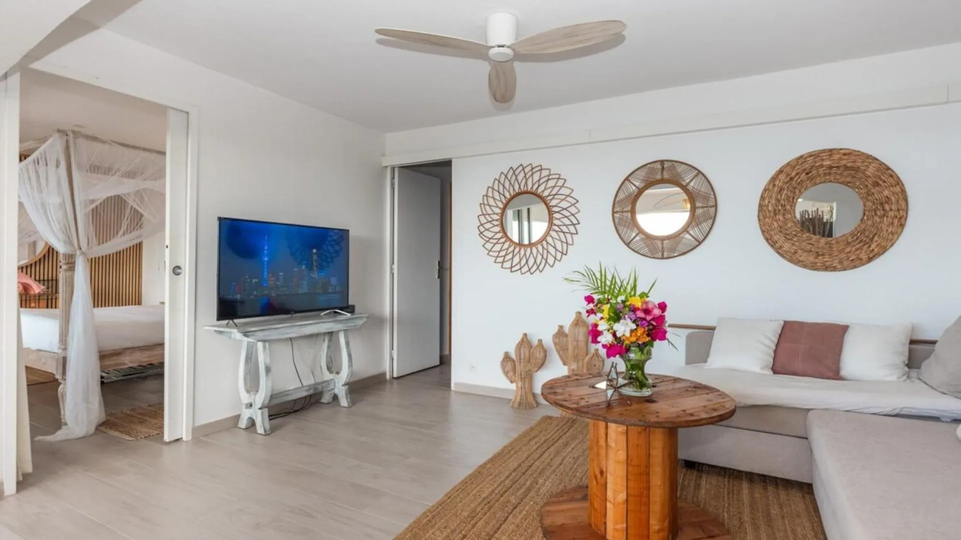 Apartment Mont Choisy Vue Imprenable Sur La Mer Et Spa 2Bdcanape Grand Case